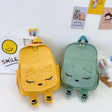 Cat Girl Backpack Pupil Kindergarten Kids Girls Boy Backpack Unisex Kid's Toy Ba