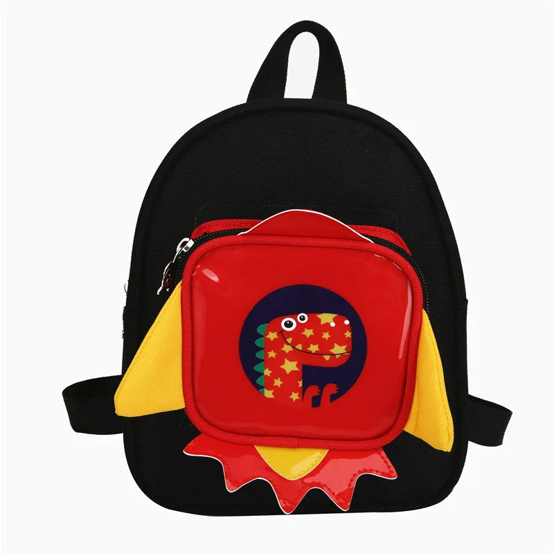 Rocket Dino Backpack for Kids, Kindergarten Schoolbag