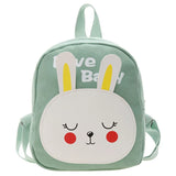 Girls' Cartoon Animal Canvas Pink Backpack