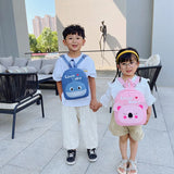Girls' Cartoon Animal Canvas Pink Backpack