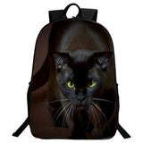 Cat Backpack Children Boys Girls Rucksack Cartoon Anime Animal School Bag 16inch