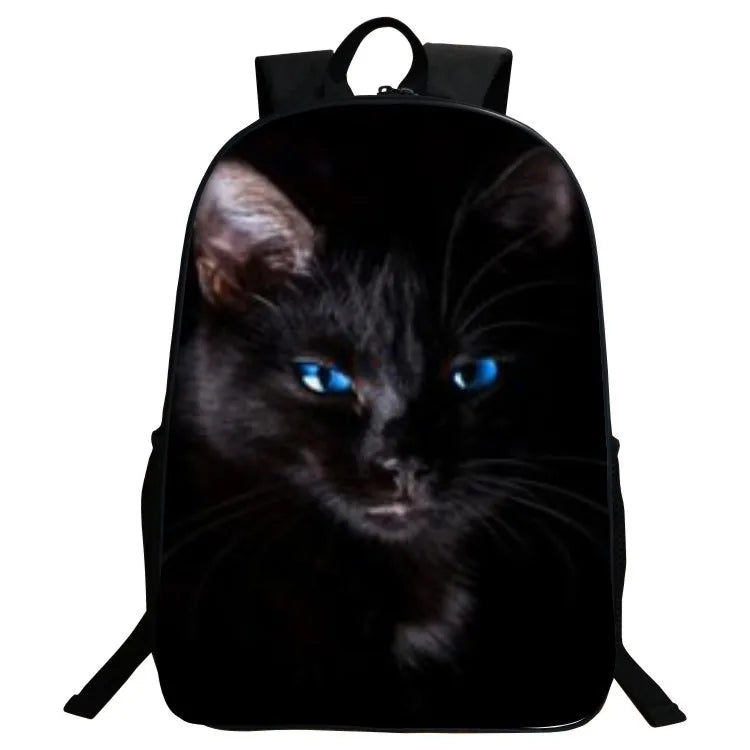 Cat Backpack Children Boys Girls Rucksack Cartoon Anime Animal School Bag 16inch