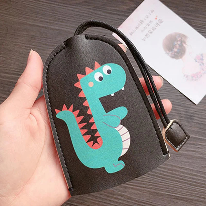 Cartoon Leather Key Wallets Cute Key Chains PU Leather Car Key Bag Women