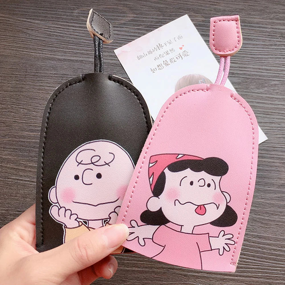 Cartoon Leather Key Wallets Cute Key Chains PU Leather Car Key Bag Women
