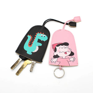 Cartoon Leather Key Wallets Cute Key Chains PU Leather Car Key Bag Women