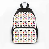 Cartoon Student Backpack Large Capacity Polyester Shoulders Bagpack