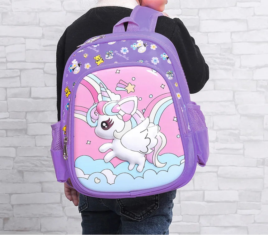 Dinosaur Cartoon Kindergarten Bag For Kids Backpacks Unicorn