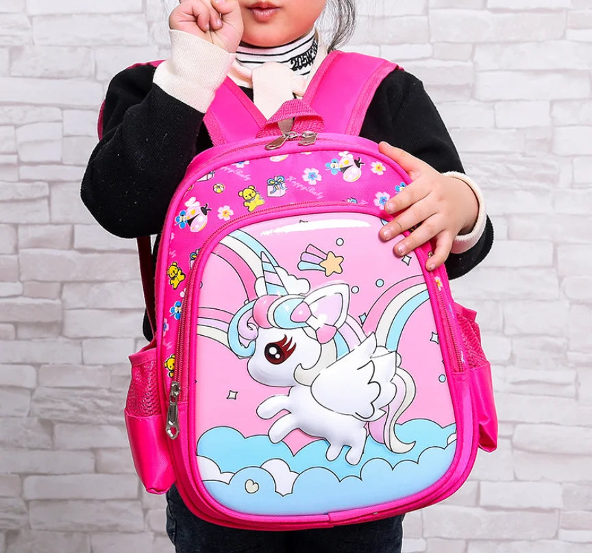 Dinosaur Cartoon Kindergarten Bag For Kids Backpacks Unicorn