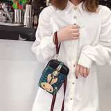Women's Shoulder Bag Cartoon Phone Wallet Purse Handbag