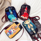 Women's Shoulder Bag Cartoon Phone Wallet Purse Handbag