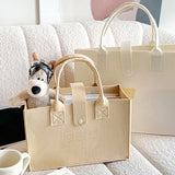 Large Capacity Travel Shoulder Shopping Bag Tote Cartoon Lunch Bag