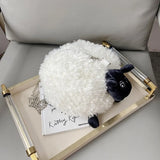 Ugly Lamb Plush Shoulder Bag Female