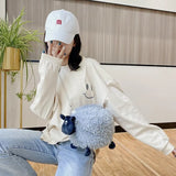 Ugly Lamb Plush Shoulder Bag Female