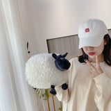 Ugly Lamb Plush Shoulder Bag Female