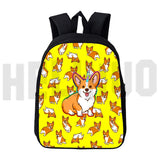 Corgi Pembroke 3D Print Kids Backpack School Bag Boys Girls Bookbags Mochila