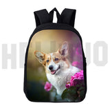 Corgi Pembroke 3D Print Kids Backpack School Bag Boys Girls Bookbags Mochila