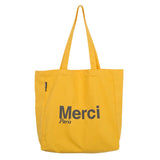 Women French Print Canvas Shoulder Bag Eco-Friendly Tote