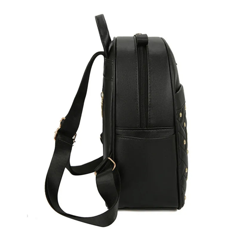 Women Leather Backpacks for Teenager Girls
