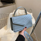 Women's Diamond Lattice Chain Shoulder Bag