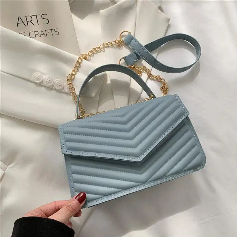Women's Diamond Lattice Chain Shoulder Bag