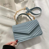 Women's Diamond Lattice Chain Shoulder Bag