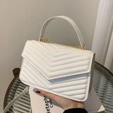Women's Diamond Lattice Chain Shoulder Bag