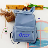 Embroidered Personalized Kids Rabbit Backpack Bag