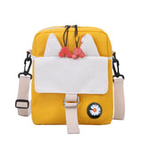 Cartoon Ladies Shoulder Bag Canvas Crossbody Bags Women's Casual Handbag