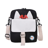 Cartoon Ladies Shoulder Bag Canvas Crossbody Bags Women's Casual Handbag
