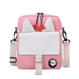 Cartoon Ladies Shoulder Bag Canvas Crossbody Bags Women's Casual Handbag