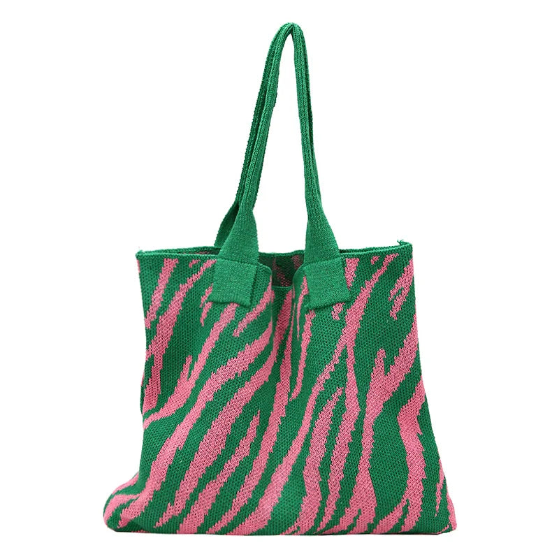 Casual Canvas Shoulder Bag for Women Summer Handbag