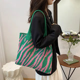 Casual Canvas Shoulder Bag for Women Summer Handbag