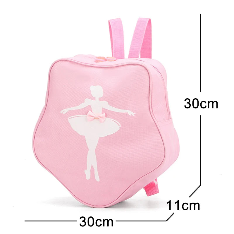 Girls Princess Ballet Dance Pink Backpack