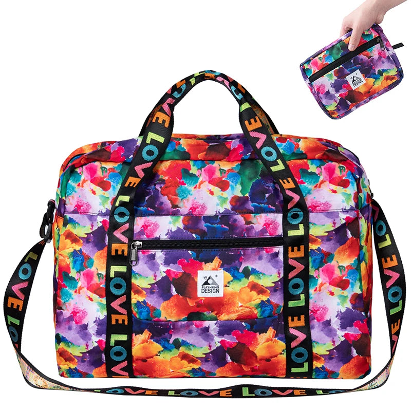 Foldable Waterproof Backpack High Capacity Light Weight Bag