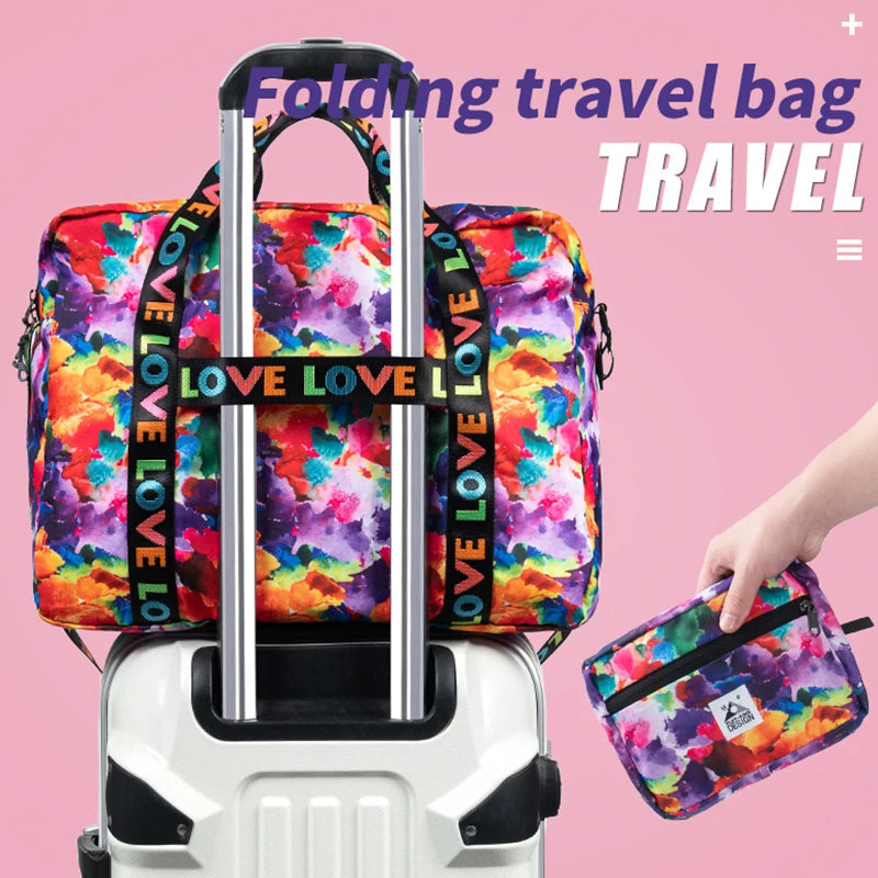 Foldable Waterproof Backpack High Capacity Light Weight Bag