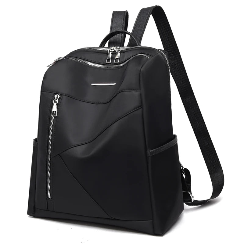 Girl Backpack Multi-pocket Waterproof Nylon Bag