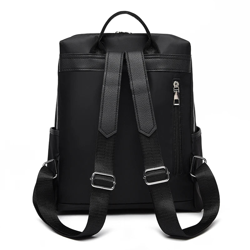 Girl Backpack Multi-pocket Waterproof Nylon Bag