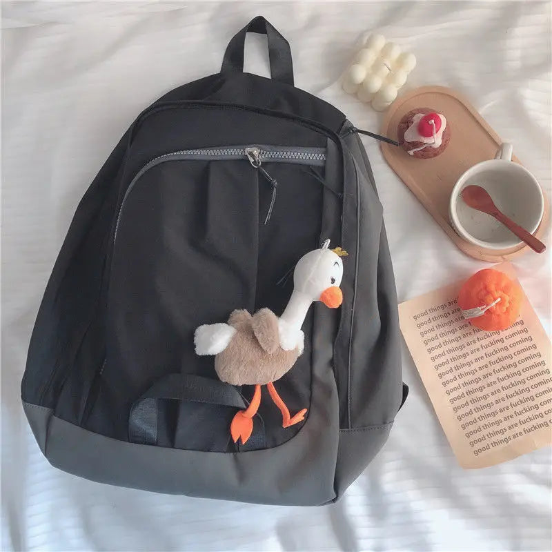 High School Bag College Students Sense Ins Wind All-match Backpack