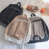 High School Bag College Students Sense Ins Wind All-match Backpack