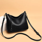 Large Capacity Cowhide Women Handbag Shoulder Bag Leather Totes Messenger Bag
