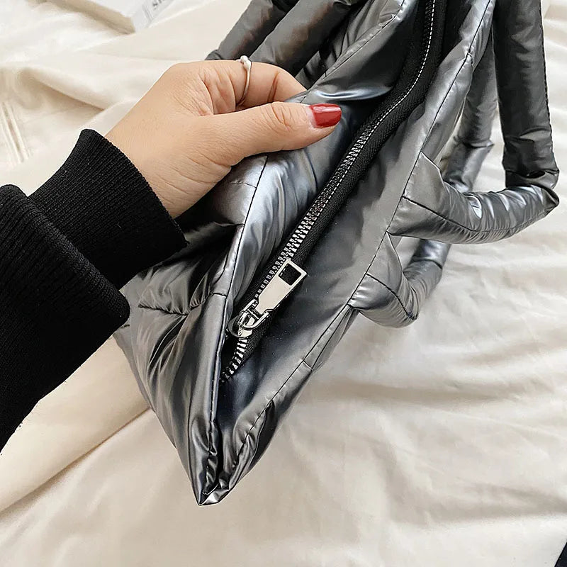 Casual Women Shoulder Space Bags High Capacity Multifunction Shopping