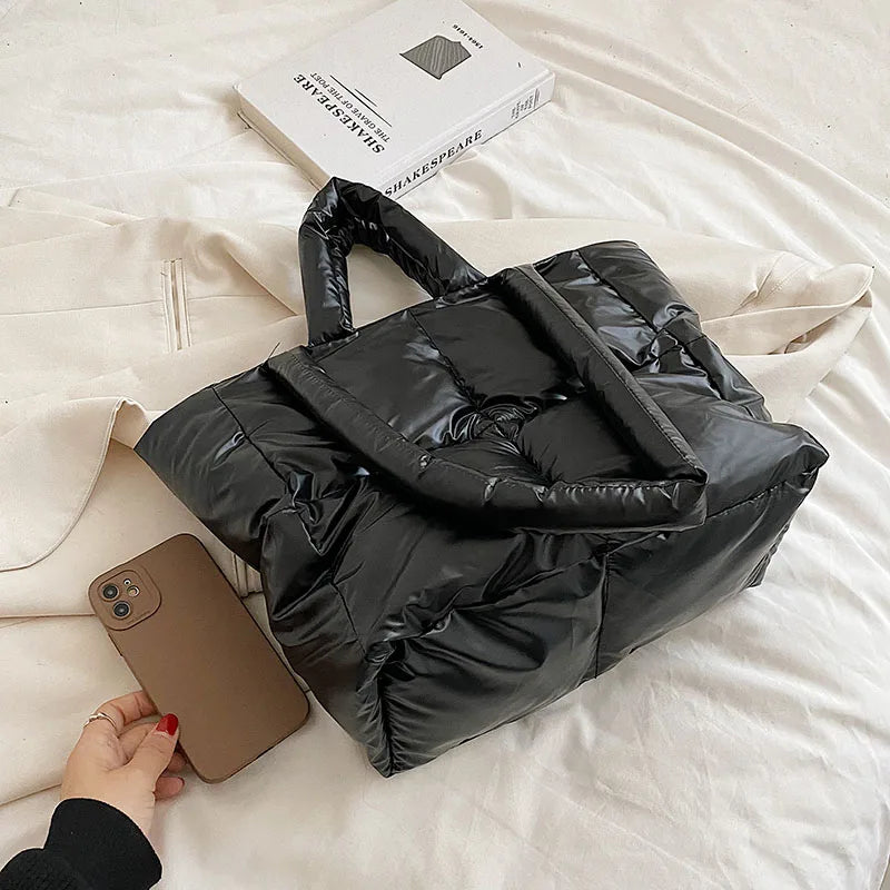 Casual Women Shoulder Space Bags High Capacity Multifunction Shopping