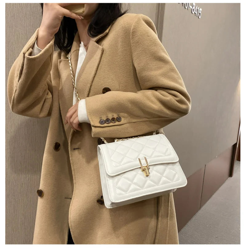 Small Chain Square Messenger Bag for Women