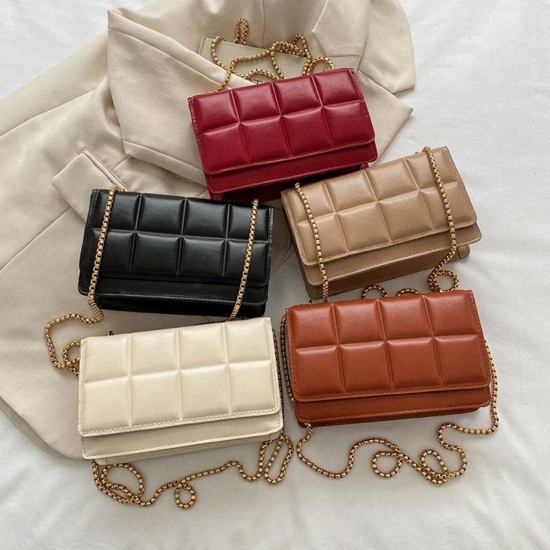 Plaid Women Shoulder Bag Flap Handbags And Purses