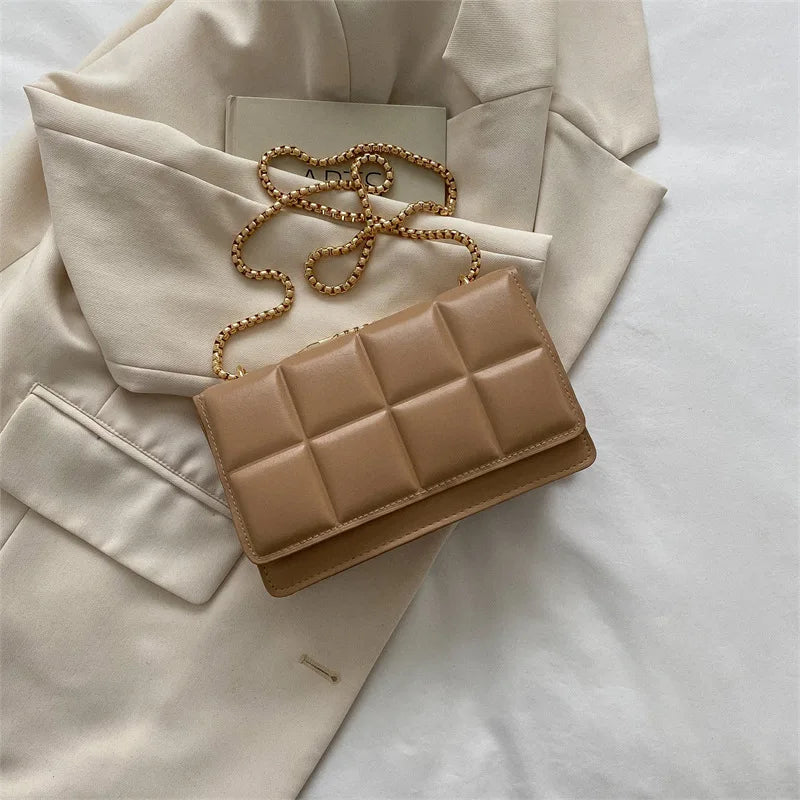 Plaid Women Shoulder Bag Flap Handbags And Purses