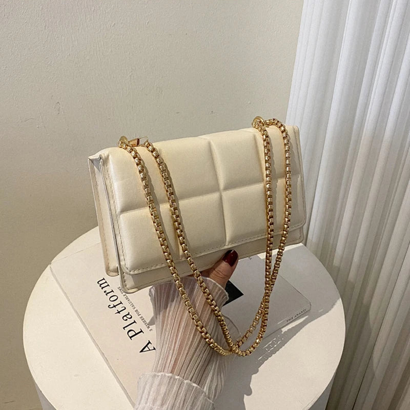 Plaid Women Shoulder Bag Flap Handbags And Purses