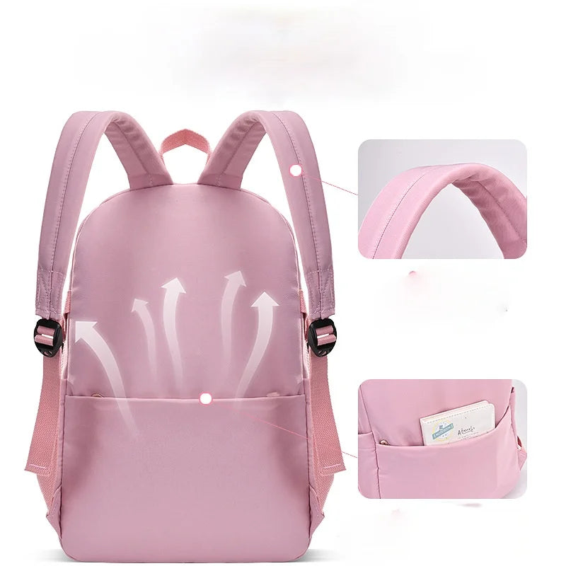 Waterproof School Bag for Teenage Girls Big Book Bag Kids Backpack