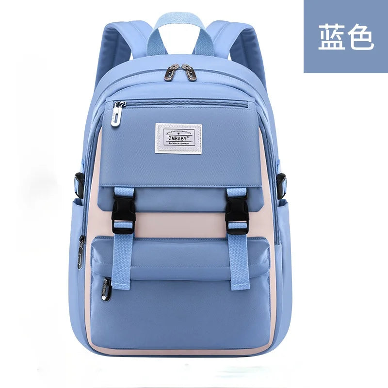 Waterproof School Bag for Teenage Girls Big Book Bag Kids Backpack