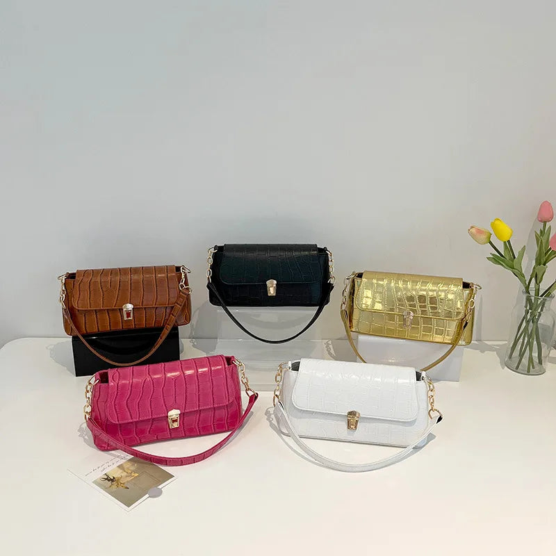 Rhomboid Crossbody Bag Summer Handbag PU Leather Female Purse