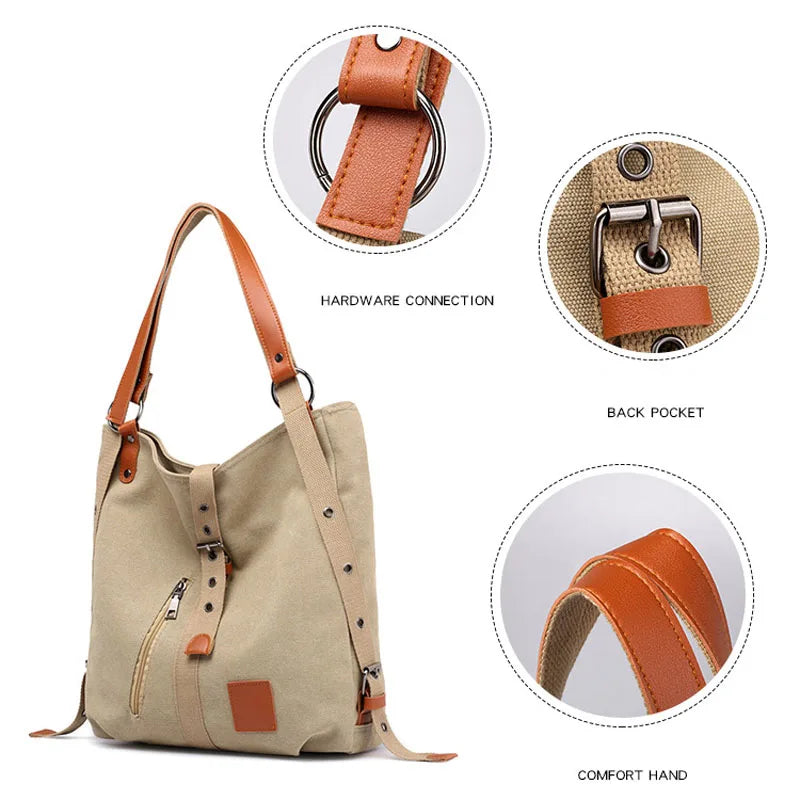 Travel Bag Women Large Capacity Shoulder Handbag Messenger Bag